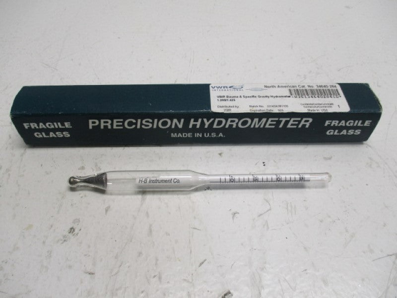 VWK INTERNATIONAL 34640-284 HYDROMETER 25/40 1.200/1.425  NSMP