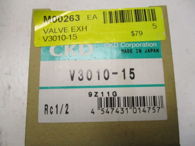 CKD V3010-15 SHUT OFF VALVE  NSMP