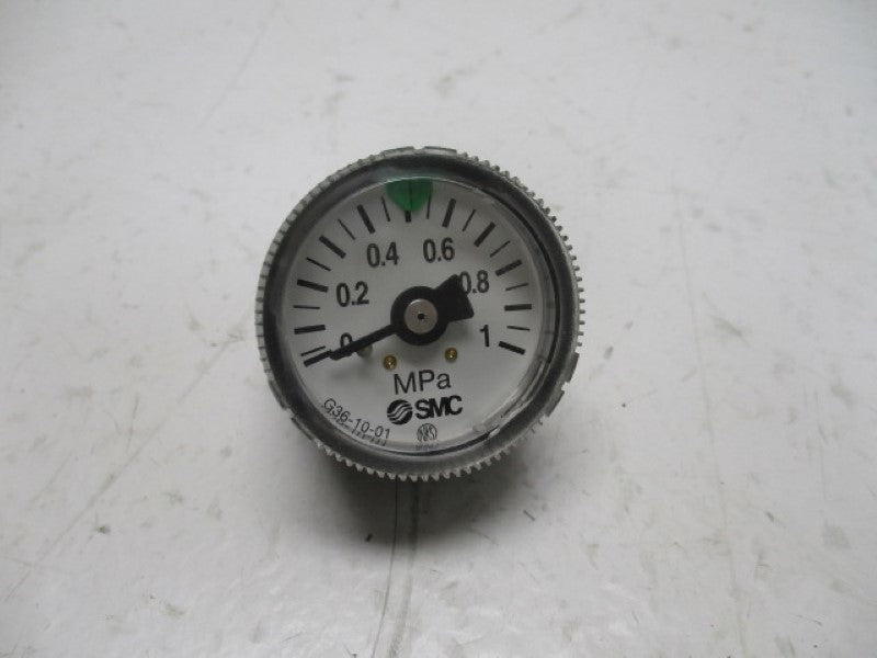 SMC G36-10-01 GAUGE 0-1MPA 1/8"  UNMP