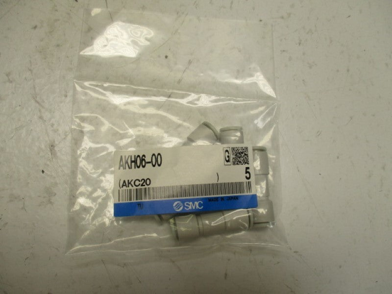 SMC AKH06-00 STRAIGHT CHECK VALVE (PKG OF 5) * NEW IN FACTORY BAG *