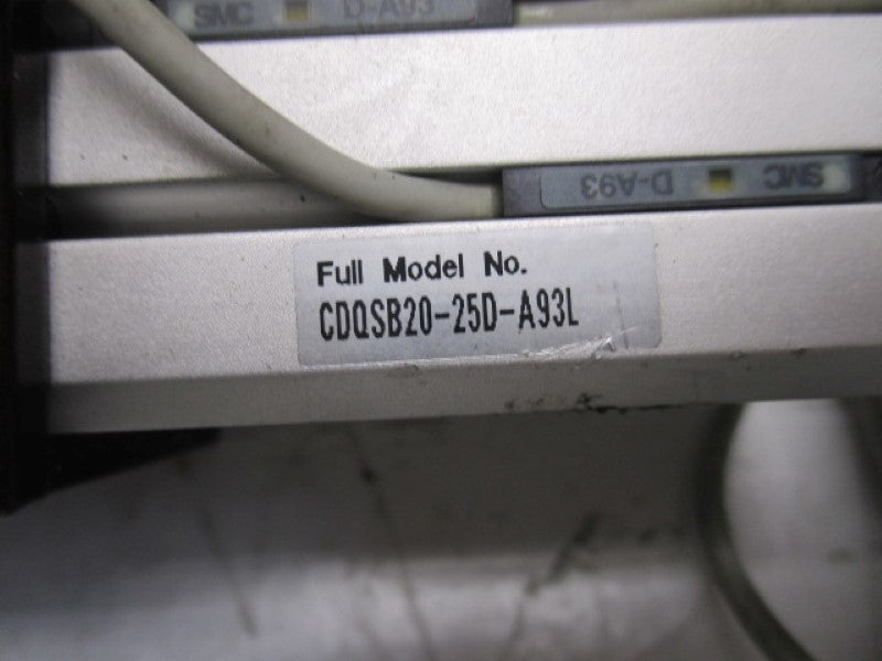 SMC CDQSB20-25D-A93L COMPACT CYLINDER (AS PICTURED)  UNMP