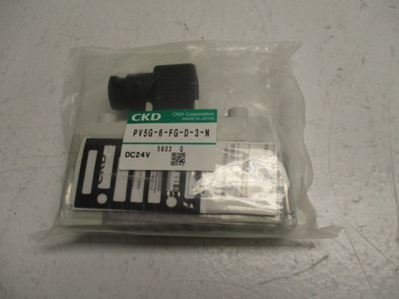 CKD PV5G-6-FG-D-3-N SOLENOID VALVE 24VDC  NSMP