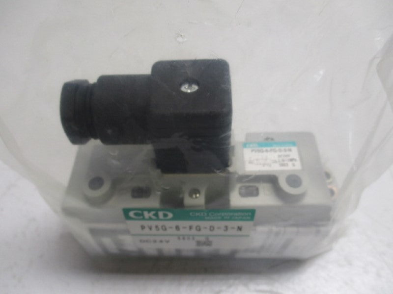 CKD PV5G-6-FG-D-3-N SOLENOID VALVE 24VDC  NSMP