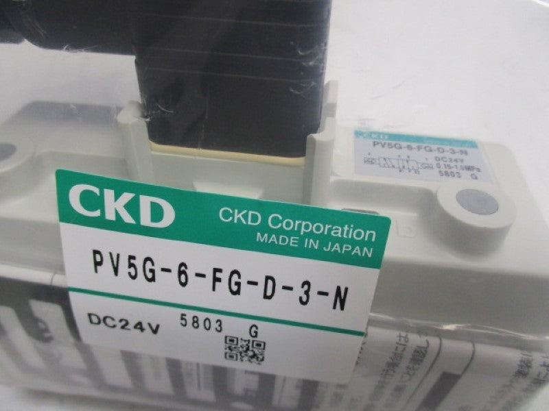CKD PV5G-6-FG-D-3-N SOLENOID VALVE 24VDC  NSMP