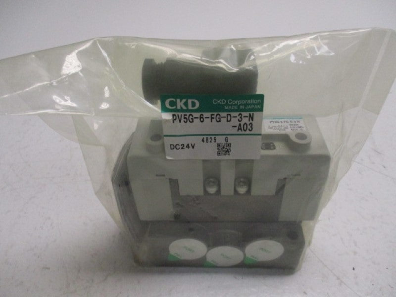 CKD PV5G-6-FG-D-3-N-A03 SOLENOID VALVE 24VDC  NSMP