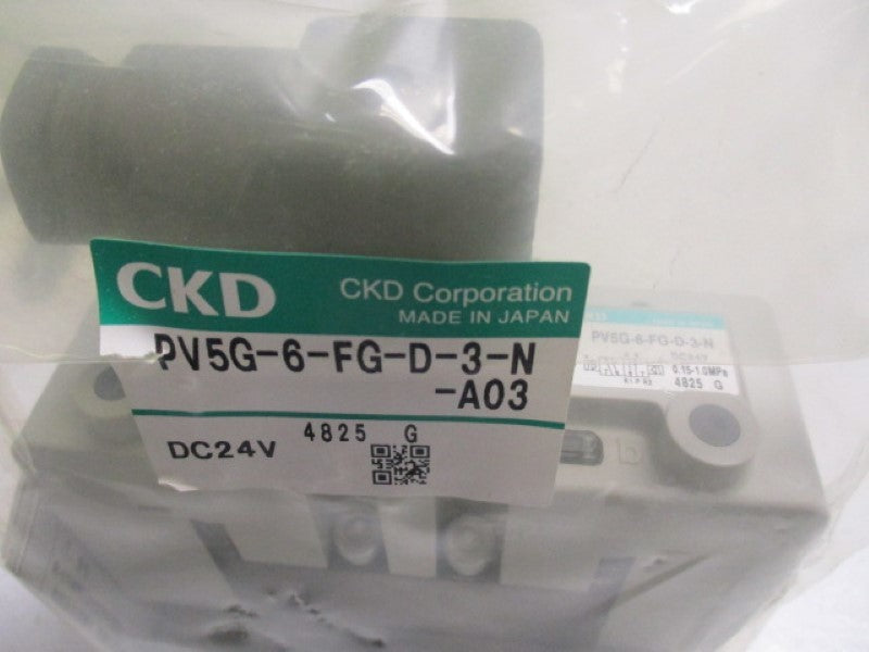 CKD PV5G-6-FG-D-3-N-A03 SOLENOID VALVE 24VDC  NSMP