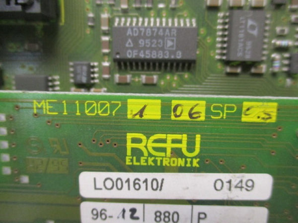 REFU ELEKTRONIX SR1100009SP07 ME11007106SP05 BOARD  UNMP