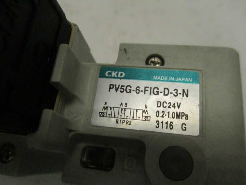 CKD PV5G-6-FHG-D-3-N SOLENOID VALVE 24VDC  NSNP
