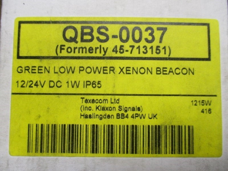 FLASH GUARD QBS-0037 GREEN LIGHT 12/24V  NSMP