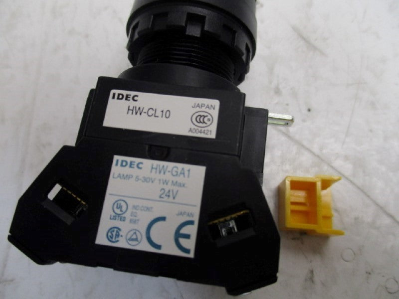 IDEC HWIL-MF210Q4G GREEN PUSHBUTTON 24V  NSMP
