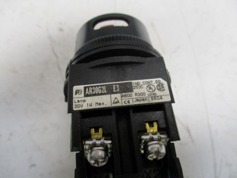 FUJI ELECTRIC AR30G2LE3-A AMBER PUSHBUTTON  NSNP