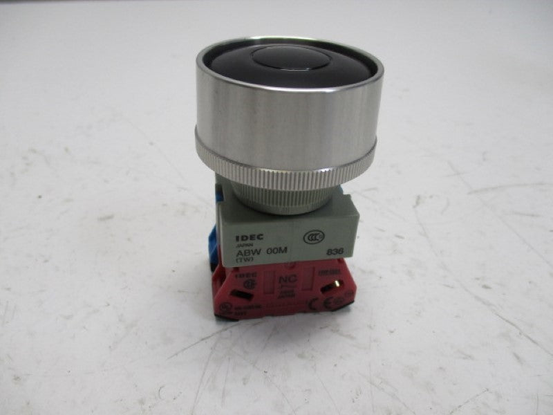 IDEC ABW00M-B BLACK MUSHROOM PUSHBUTTON  NSNP