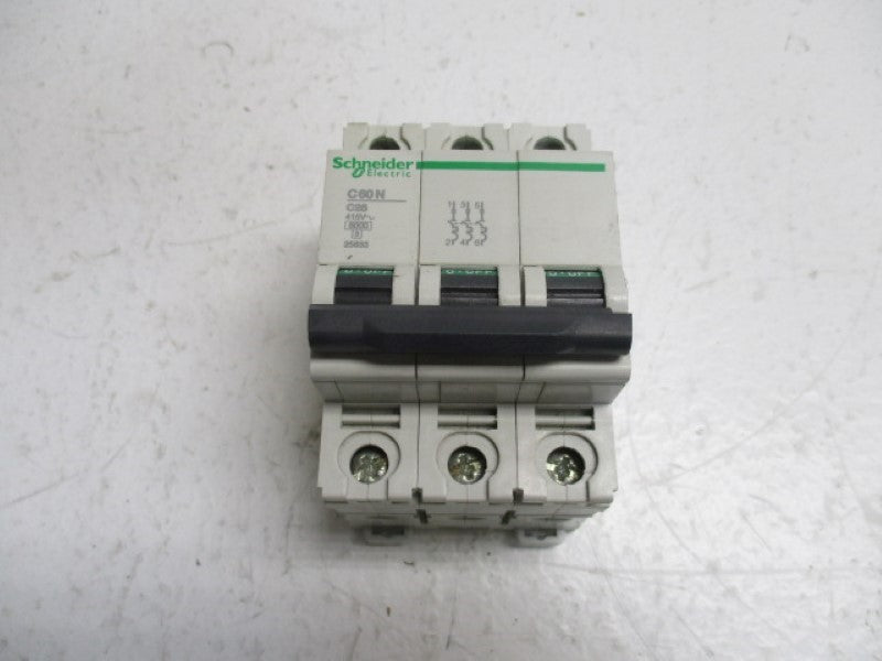SCHNEIDER ELECTRIC C60N-C25 25833 CIRCUIT BREAKER 25A    NSNP