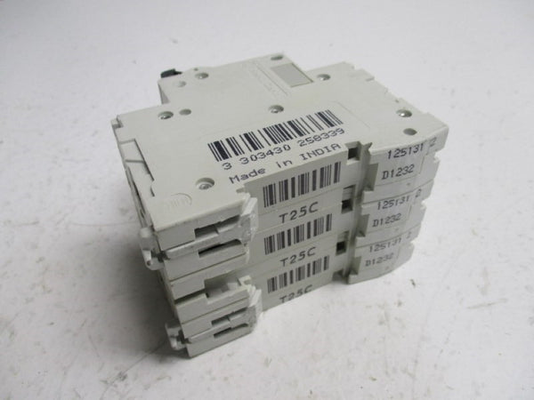 SCHNEIDER ELECTRIC C60N-C25 25833 CIRCUIT BREAKER 25A    NSNP