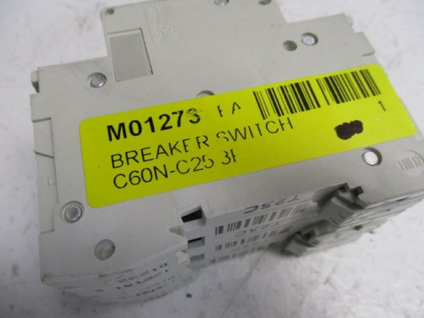SCHNEIDER ELECTRIC C60N-C25 25833 CIRCUIT BREAKER 25A    NSNP