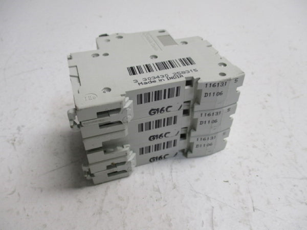 SCHNEIDER ELECTRIC C60N-C16 25831 CIRCUIT BREAKER 16A   NSNP
