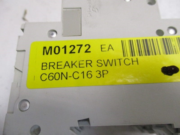 SCHNEIDER ELECTRIC C60N-C16 25831 CIRCUIT BREAKER 16A   NSNP