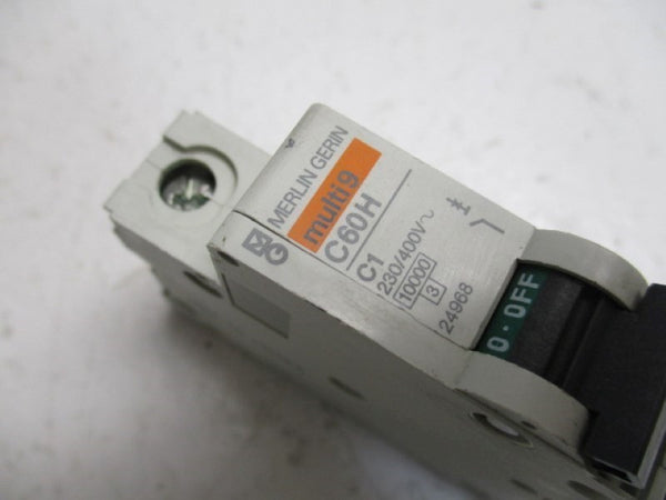 MERLIN GERIN C60H-C1 24968 CIRCUIT BREAKER 1A  NSNP