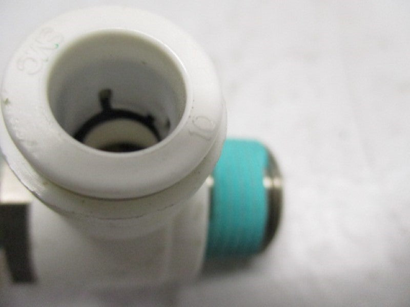 SMC AS4201F FLOW CONTROL VALVE WITH FITTING 10  UNMP