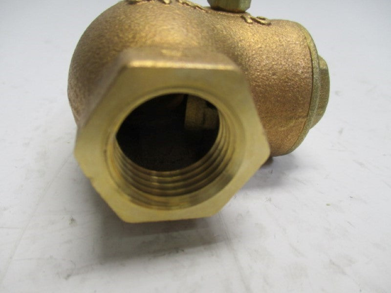 KITZ 125 BRASS VALVE 1/2"  NSNP