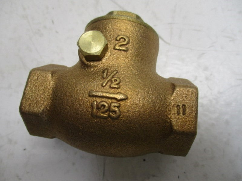 KITZ 125 BRASS VALVE 1/2"  NSNP
