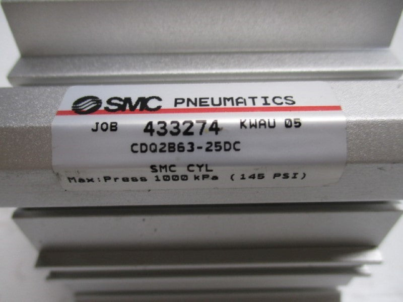 SMC CDQ2B63-25DC COMPACT CYLINDER  NSNP