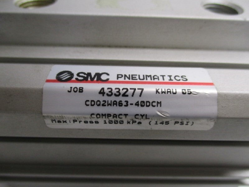 SMC CDQ2WA63-40DCM COMPACT CYLINDER  NSNP
