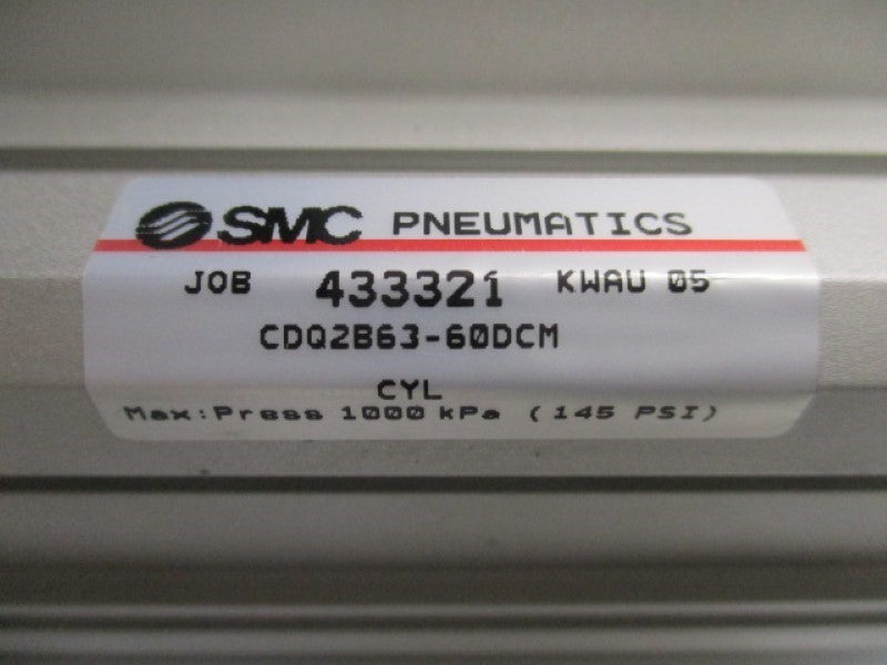 SMC CDQ2B63-60DCM COMPACT CYLIINDER  NSNP