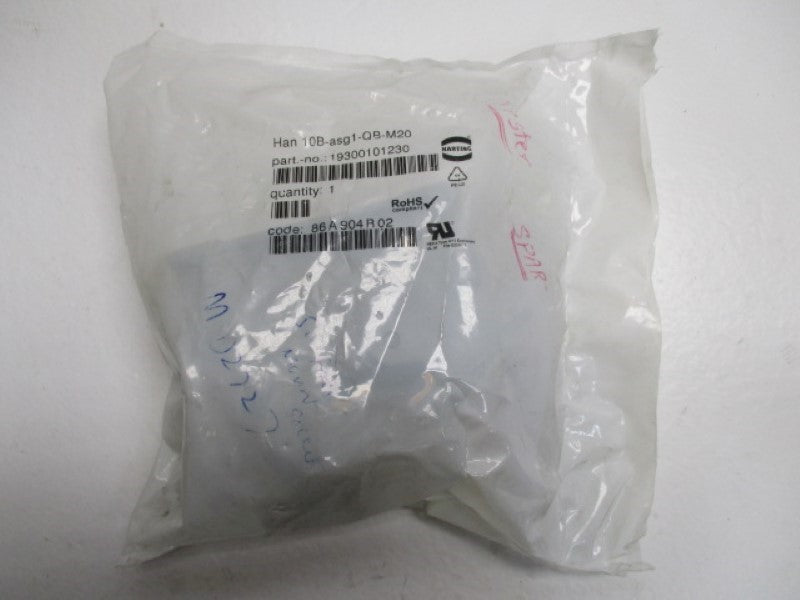 HARTING HAN10B-ASG1-QB-M20 CHASIS  NSMP