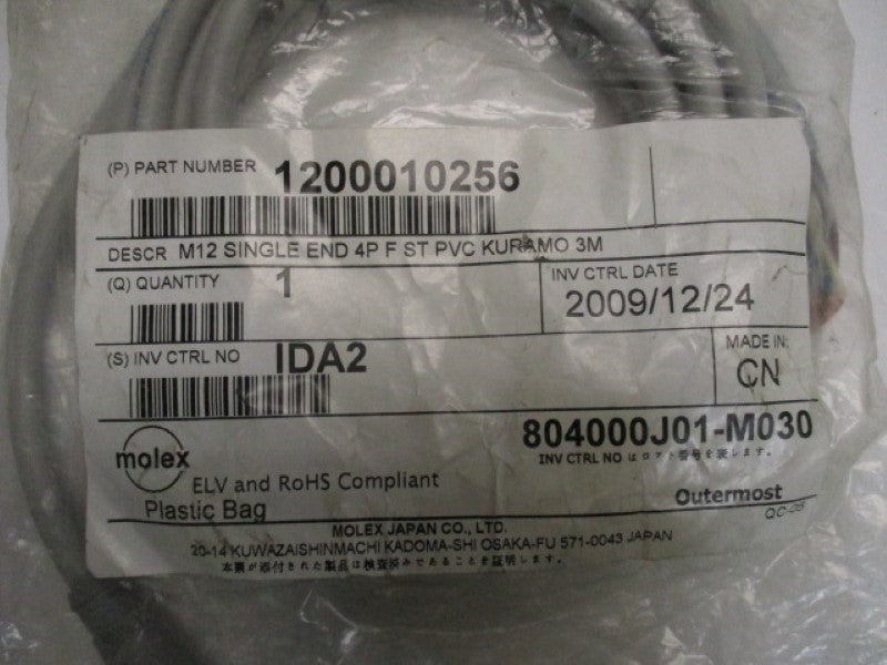 MOLEX 804000J01-M030 CABLE   NSMP