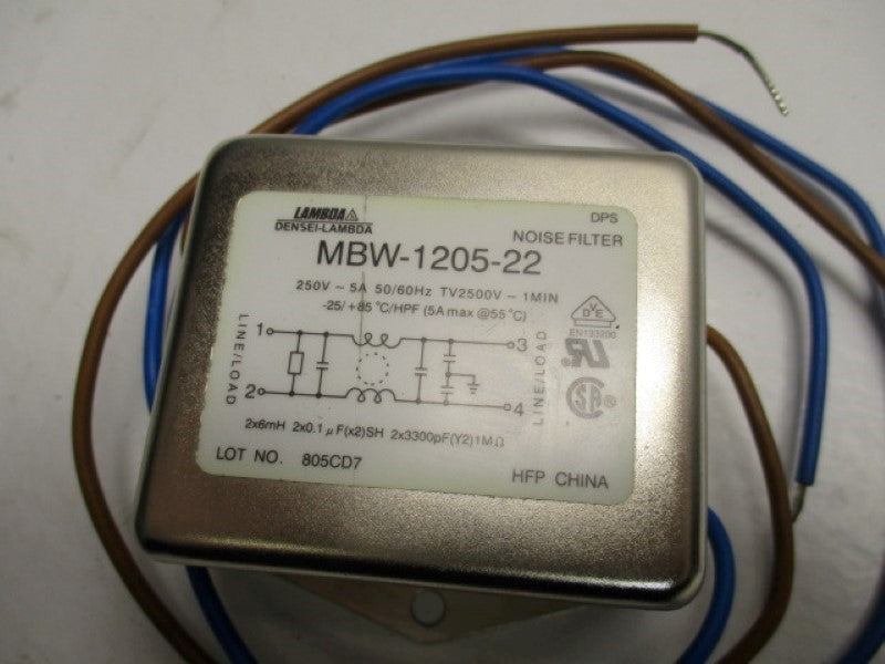 LAMBDA MBW-1205-22 NOISE FILTER  NSNP