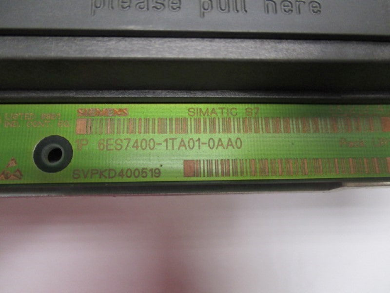 SIEMENS 6ES7400-1TA01-0AA0  UNMP