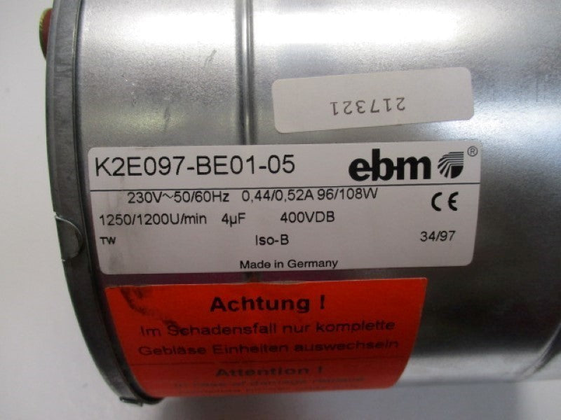 EBM K2E097-BE01-05 AC BLOWER 230V  UNMP