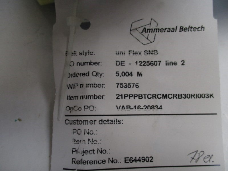 AMMERAAL BELTECH SNB-CR UNITFLEX SNB  NSNP