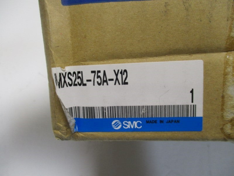 SMC MXS25L-75A-X12 SLIDE CYLINDER  NSMP