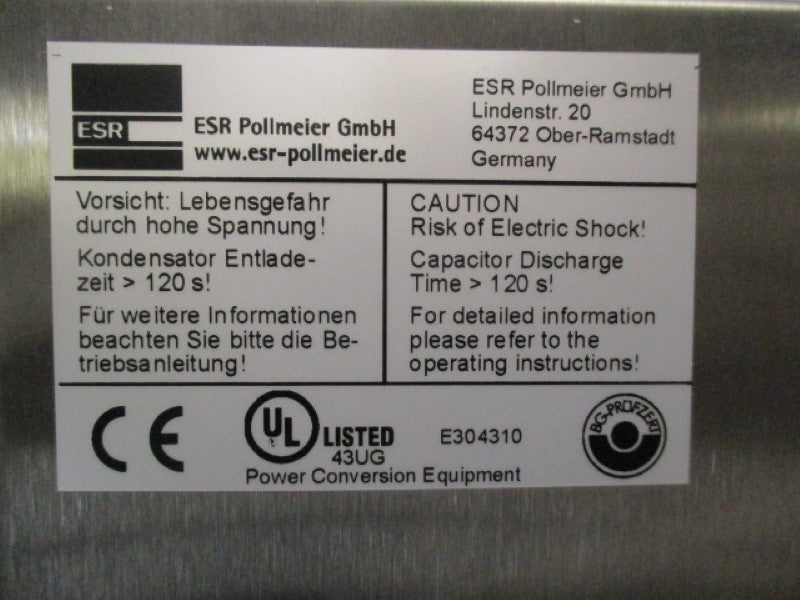 ESR TRIO DRIVE D/AS BN6757.4647 SERVO DRIVE 230V  UNMP