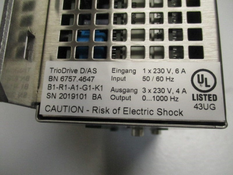 ESR TRIO DRIVE D/AS BN6757.4647 SERVO DRIVE 230V  UNMP