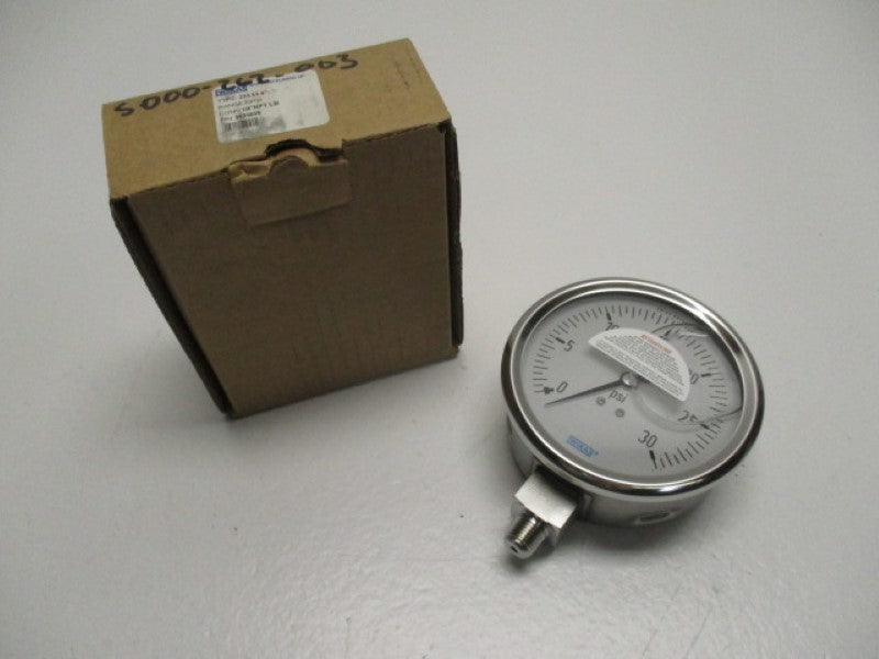 WIKA 9833035 PRESSURE GAUGE 30PSI 1/4"  NSMP