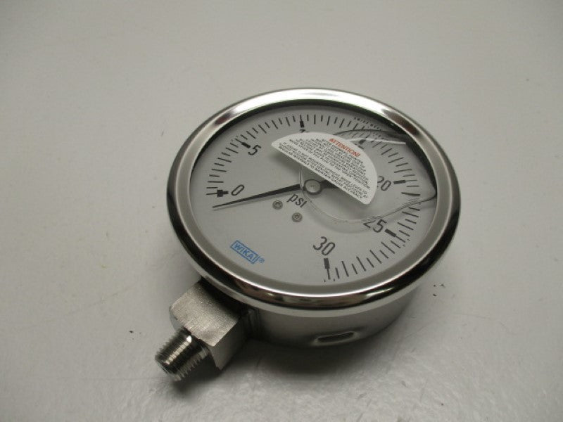 WIKA 9833035 PRESSURE GAUGE 30PSI 1/4"  NSMP