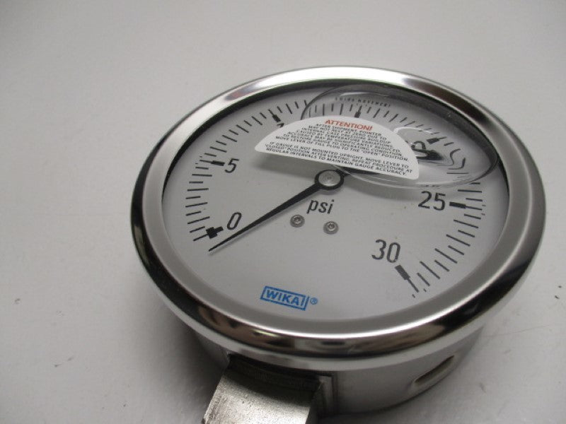 WIKA 9833035 PRESSURE GAUGE 30PSI 1/4"  NSMP