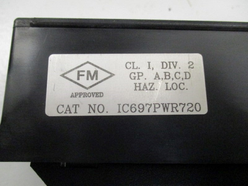 GE FANUC IC697PWR720 PROGRAMABLE CONTROLLER  UNMP