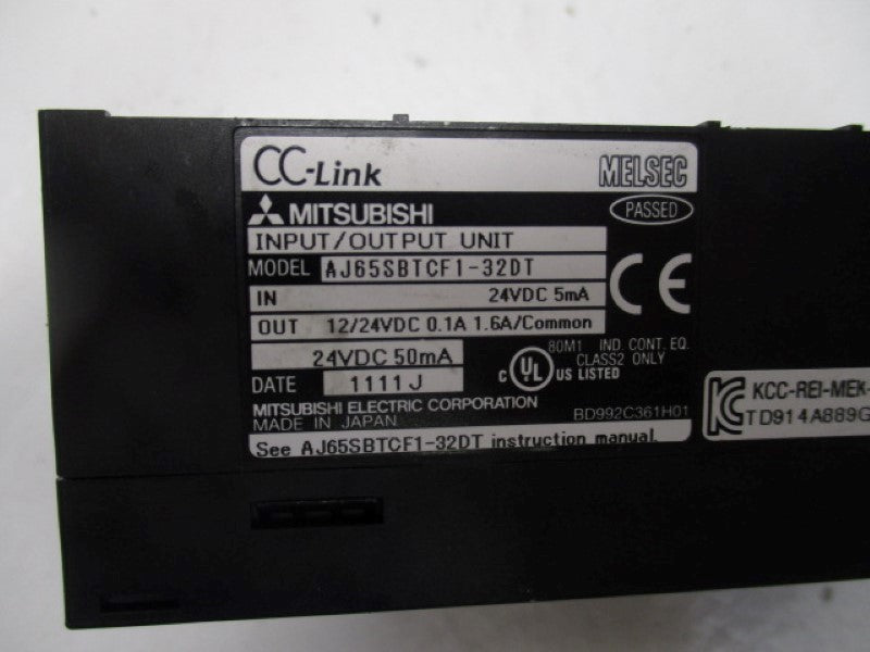 MITSUBISHI AJ65SBTCF1-32DT INPUT/OUTPUT UNIT 24VDC  UNMP