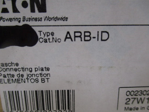 KLOCKNER MOELLER ARB-ID CONNECTING PLATE  NSNP