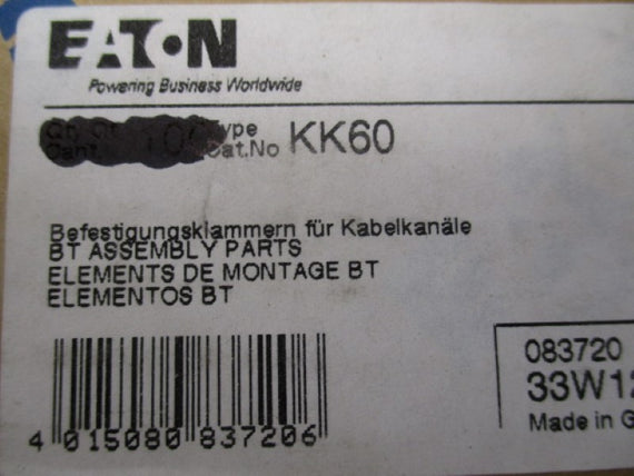 EATON KK60 BT ASSEMBLY PART  NSNP