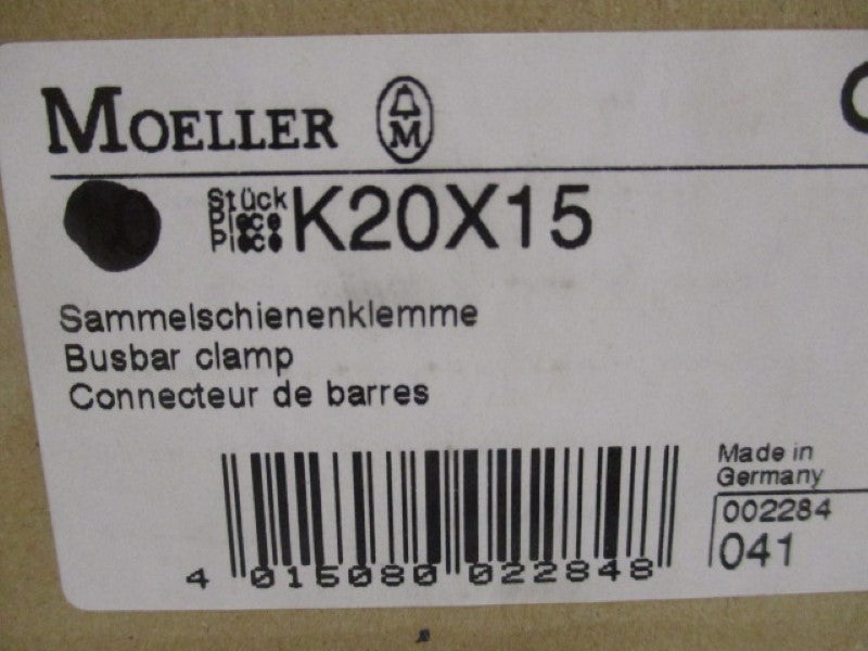 KLOCKNER MOELLER K20X15 BUS BARCLAMP  NSNP