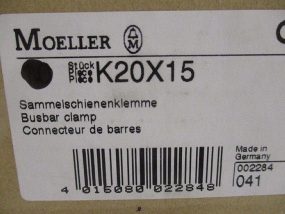 KLOCKNER MOELLER K20X15 BUS BARCLAMP  NSNP
