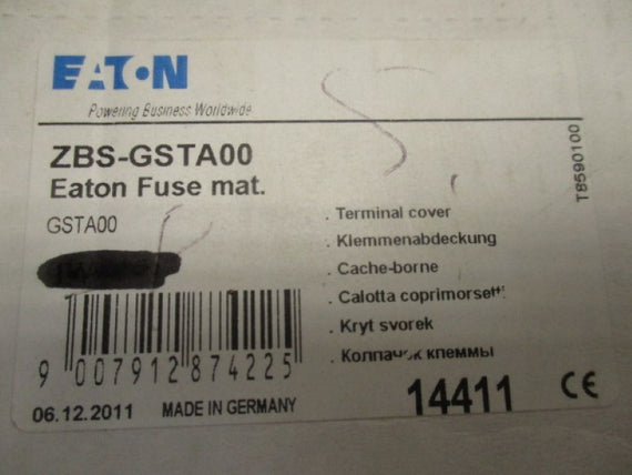 EATON ZBS-GSTA00 TERMINAL COVER  NSNP