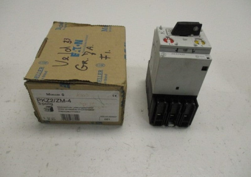 KLOCKNER MOELLER  PKZ2/ZM-4 BREAKER 2,4-4/35-55A (AS PICTURED) * NEW IN BOX *