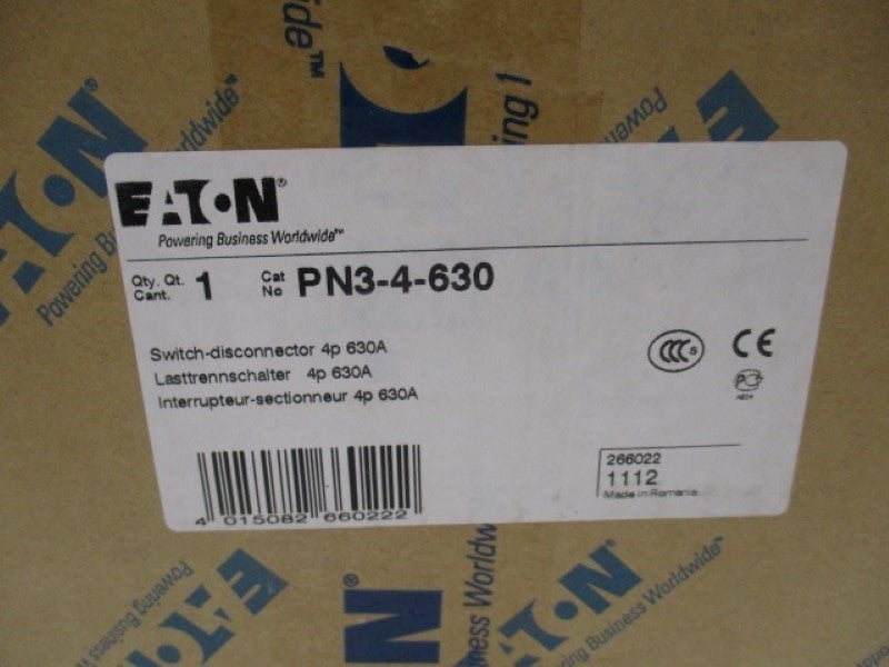 KLOCKNER MOELLER PN3-4-630 SWITCH DISCONNECTOR 630A  NSMP