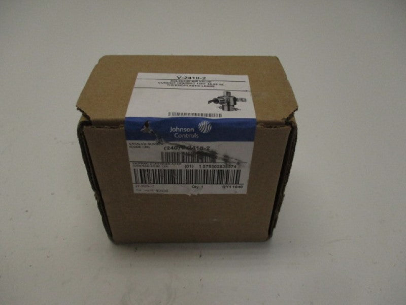 JOHNSON CONTROLS V-2410-2 SOLENOID AIR VALVE * FACTORY SEALED *